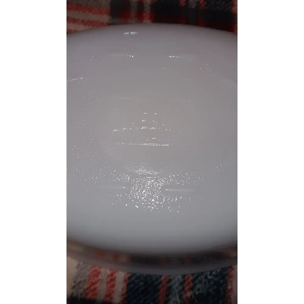 Glasbake White Milk Glass 10